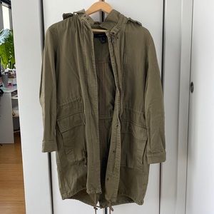 Green/brown fall thick jacket